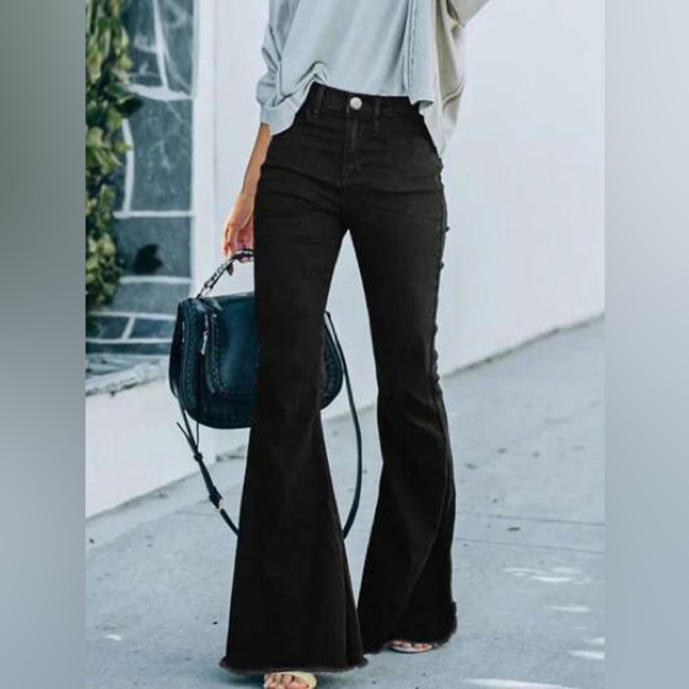 Rue21 Flare Leg Black Jeans - Picture 2 of 7